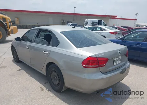 2012 Volkswagen Passat 2.5L S from USA, damaged, VIN 1VWAP7A35CC068263